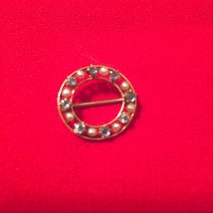 Vintage Pin 10Kt Yellow Gold/SapphireAdded Appraisal